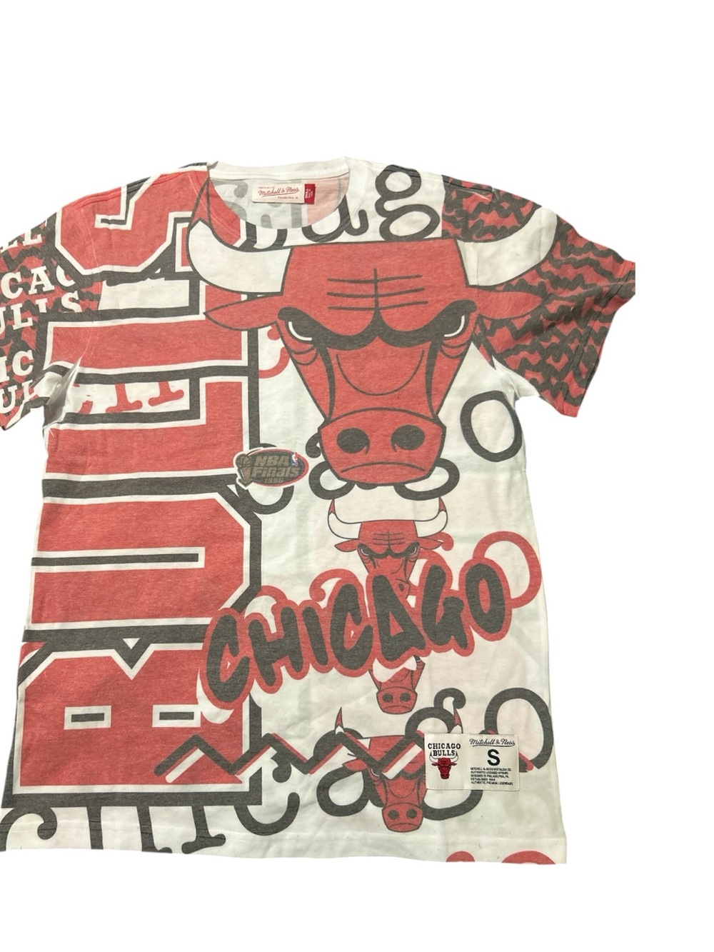 Mitchell & Ness Chicago Bulls 1996 NBA Finals All-Over Print Tee